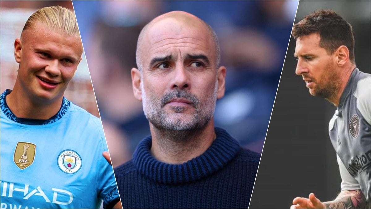Guardiola compara Haaland a Messi e elege o centroavante ‘mais completo’ já visto Guardiola compara Haaland a Messi e elege o centroavante ‘mais completo’ já visto
