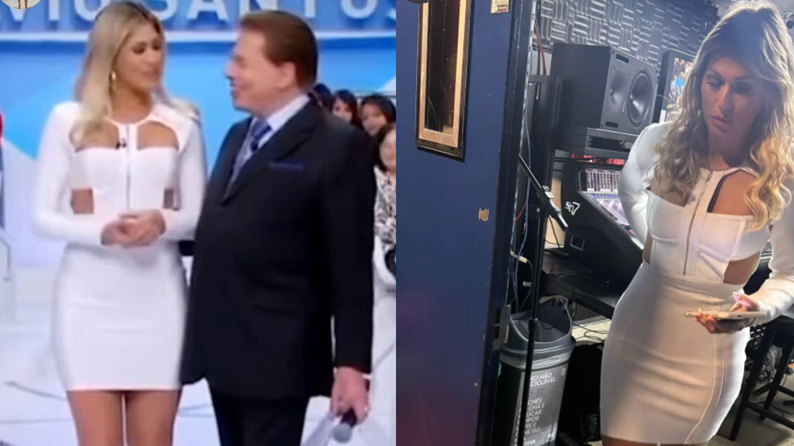 Lívia Andrade homenageia Silvio Santos repetindo vestido; entenda Lívia Andrade homenageia Silvio Santos repetindo vestido; entenda