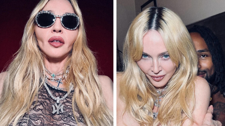 Namorado? Madonna publica fotos ousadas com um homem Namorado? Madonna publica fotos ousadas com um homem