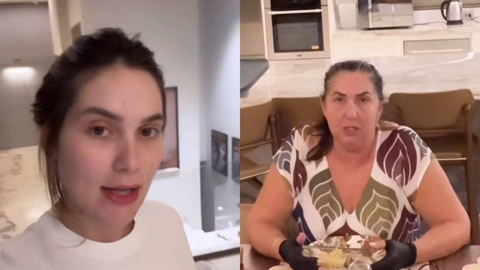 Virginia relata que mãe fraturou costela após queda em gravação de programa Virginia relata que mãe fraturou costela após queda em gravação de programa