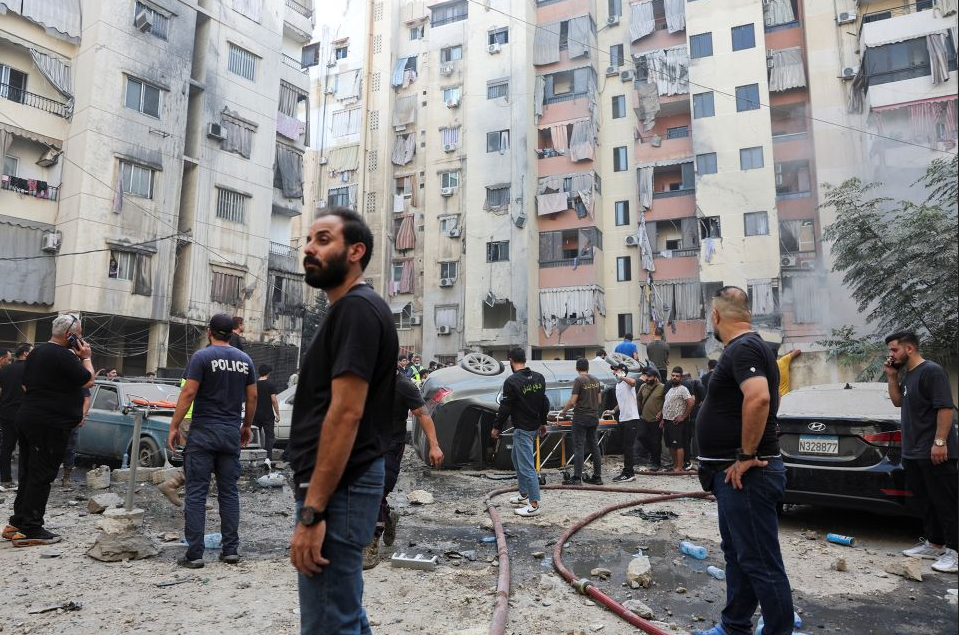 Sobe para 45 o número de mortos em ataque israelense a Beirute, diz ministério Sobe para 45 o número de mortos em ataque israelense a Beirute, diz ministério
