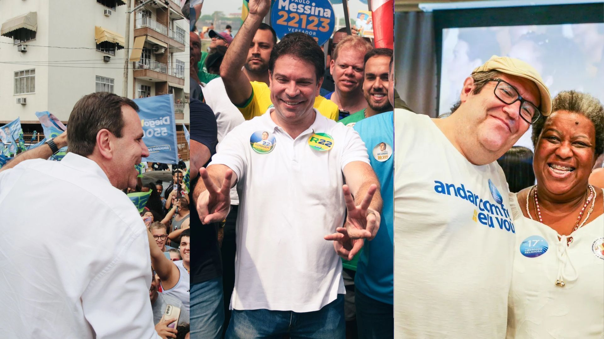Samba, caminhadas: as agendas dos candidatos à Prefeitura do Rio nesta segunda (30) Samba, caminhadas: as agendas dos candidatos à Prefeitura do Rio nesta segunda (30)