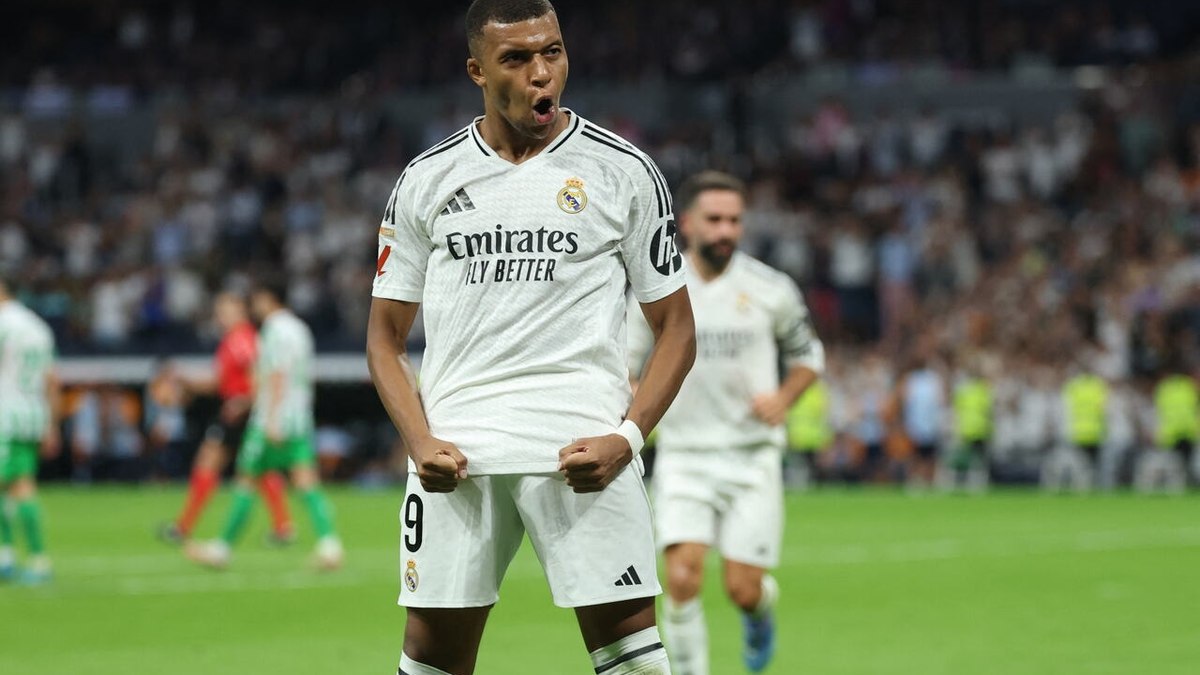 Mbappé desencanta e Real Madrid vence Betis no Espanhol Mbappé desencanta e Real Madrid vence Betis no Espanhol