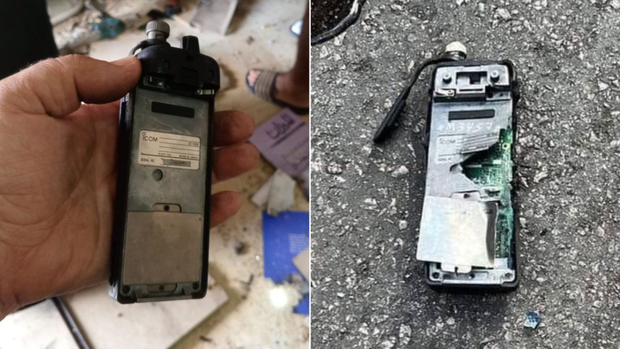Walkie-talkies que explodiram no Líbano são modelos japoneses descontinuados Walkie-talkies que explodiram no Líbano são modelos japoneses descontinuados