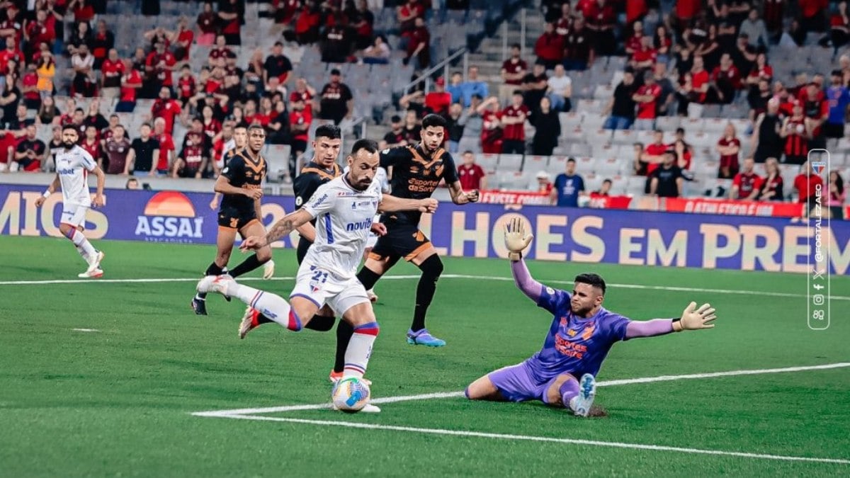 Athletico e Fortaleza empatam em jogo eletrizante pelo Brasileirão Athletico e Fortaleza empatam em jogo eletrizante pelo Brasileirão