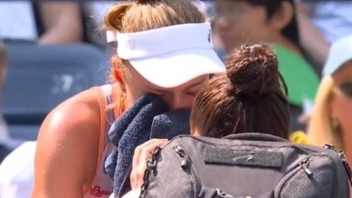 Bia Haddad é dominada, chora e perde nas quartas do US Open Bia Haddad é dominada, chora e perde nas quartas do US Open