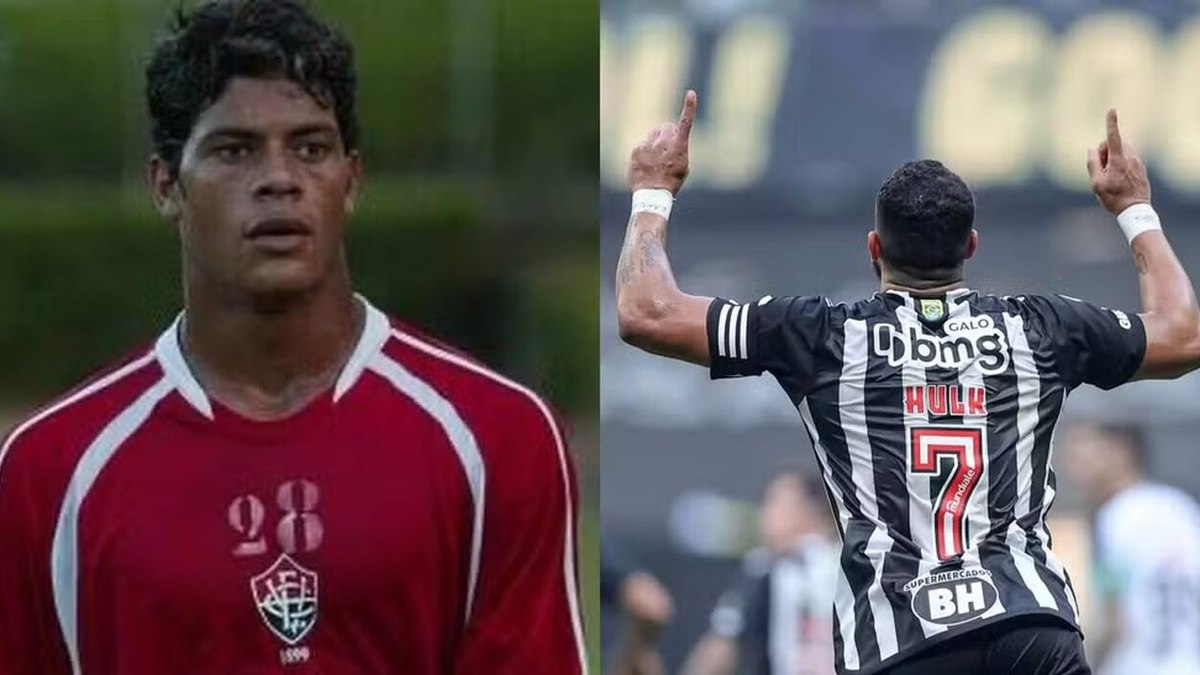 Hulk ganha homenagem do filho pelos 20 anos de carreira Hulk ganha homenagem do filho pelos 20 anos de carreira
