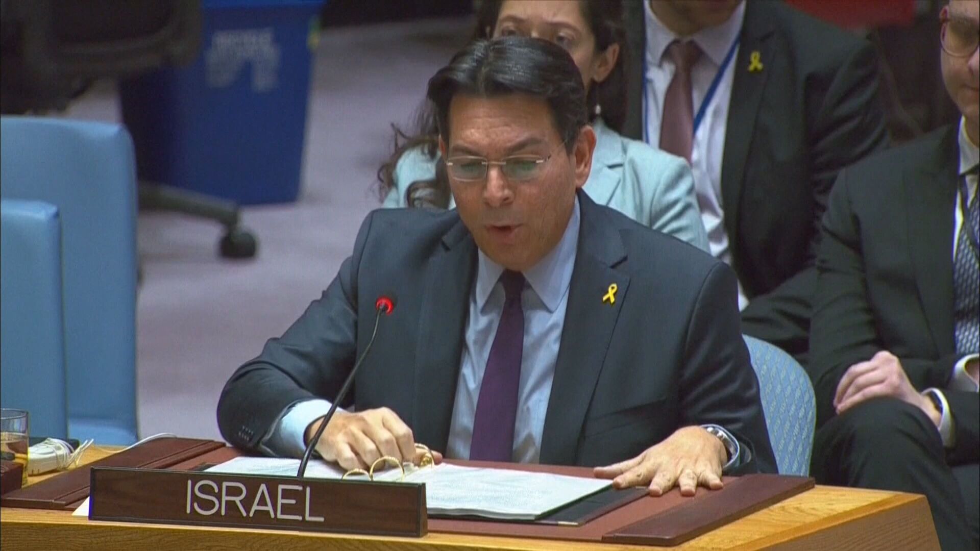 Na ONU, Israel diz que não quer guerra geral, mas que vai proteger norte do país Na ONU, Israel diz que não quer guerra geral, mas que vai proteger norte do país