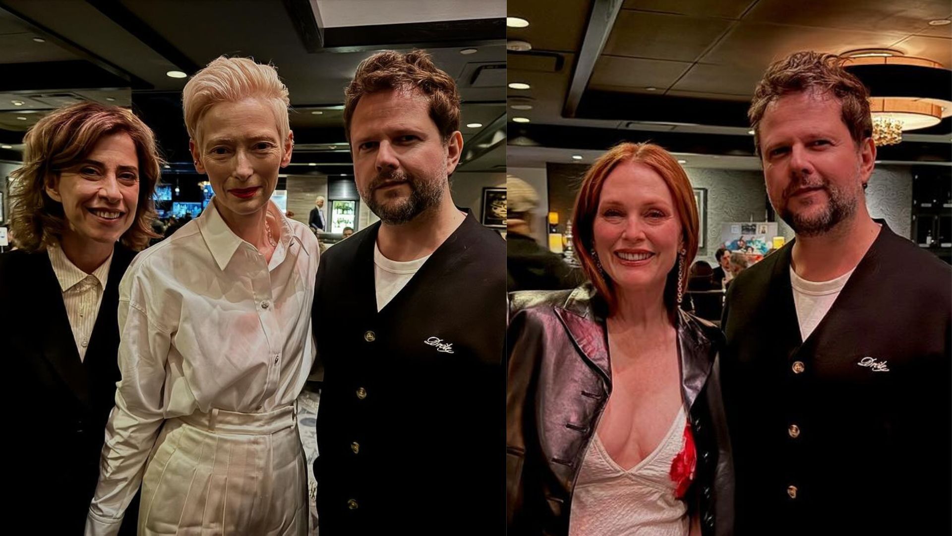 Selton Mello se reúne com Fernanda Torres, Tilda Swinton e Julianne Morre em Toronto Selton Mello se reúne com Fernanda Torres, Tilda Swinton e Julianne Morre em Toronto
