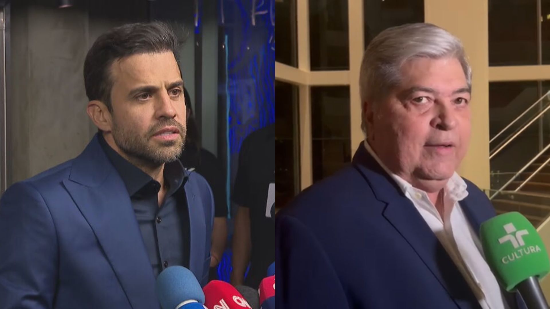 RedeTV parafusa cadeiras e cogita seguranças para debate com Datena e Marçal RedeTV parafusa cadeiras e cogita seguranças para debate com Datena e Marçal