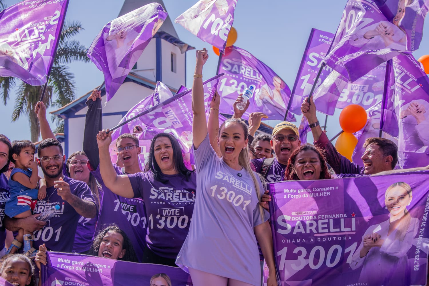 Candidata a vereadora, Fernanda Sarelli desponta em pesquisa Candidata a vereadora, Fernanda Sarelli desponta em pesquisa