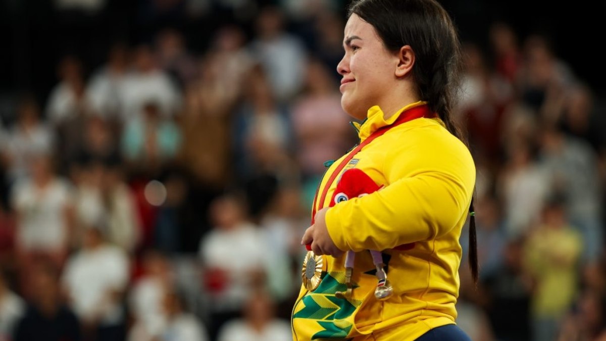 Mariana D’Andrea é ouro no halterofilismo Mariana D’Andrea é ouro no halterofilismo