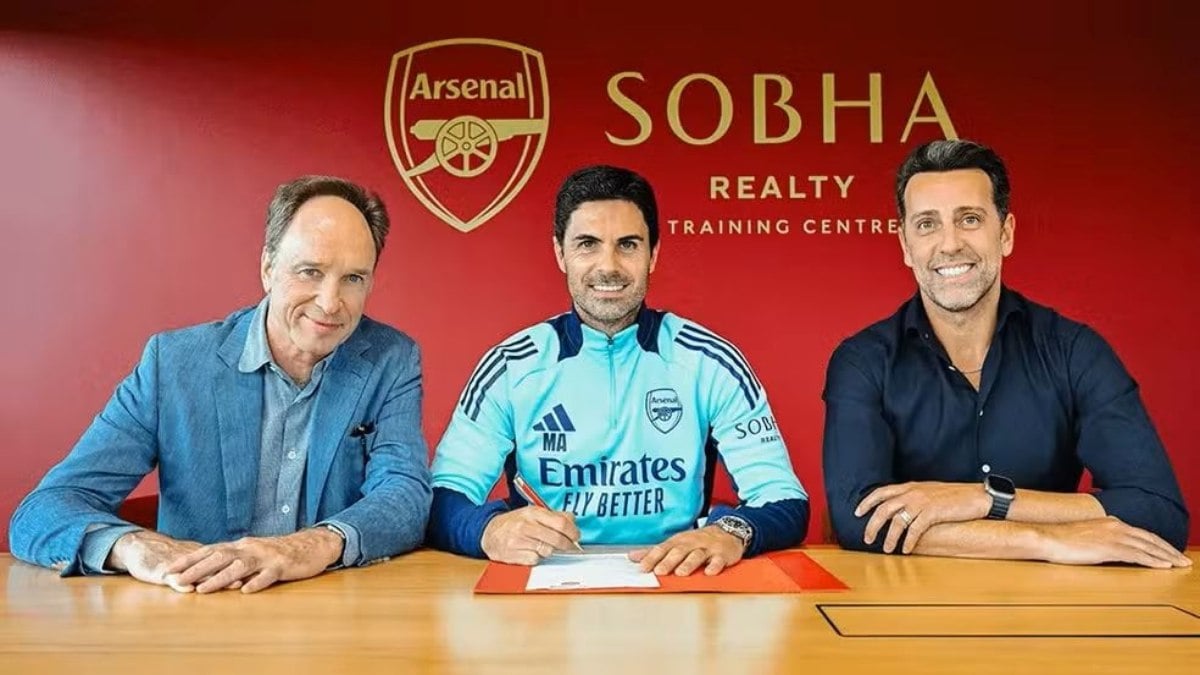 Pensando no longo prazo, Arsenal renova com Arteta por mais temporadas Pensando no longo prazo, Arsenal renova com Arteta por mais temporadas