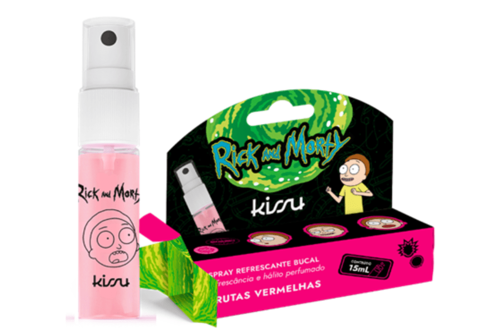 Dona do FreeCô mira no mau hálito e lança spray bucal inspirado em Rick & Morty Dona do FreeCô mira no mau hálito e lança spray bucal inspirado em Rick & Morty