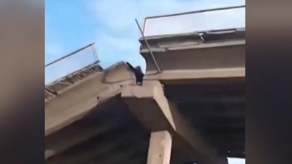 Vídeo mostra ponte em Pokrovsk que teria sido atingida por ataque russo Vídeo mostra ponte em Pokrovsk que teria sido atingida por ataque russo