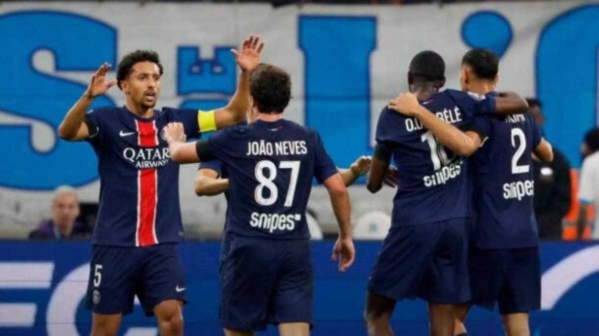 PSG faz três gols no primeiro tempo e vence Le Classique PSG faz três gols no primeiro tempo e vence Le Classique