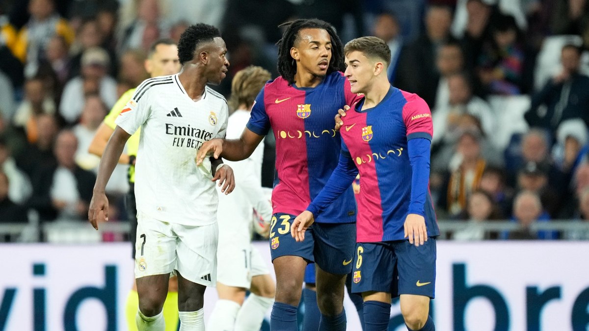 Vini Jr é provocado por jogador do Barcelona após derrota do Real Madrid Vini Jr é provocado por jogador do Barcelona após derrota do Real Madrid