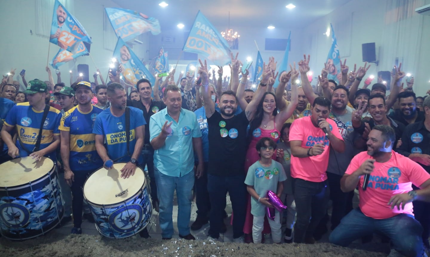 Onomar da Puma reúne centenas de apoiadores em Aparecida