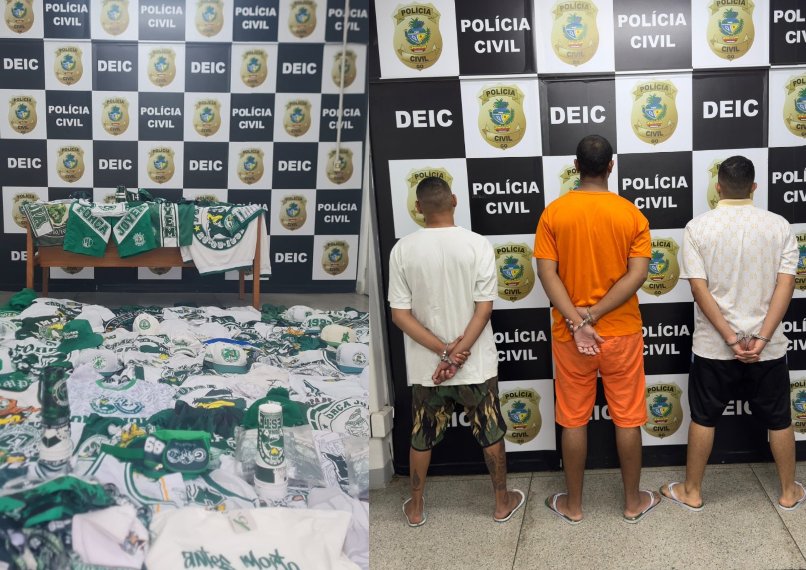 PC prende 6 integrantes de torcida organizada por roubo PC prende 6 integrantes de torcida organizada por roubo