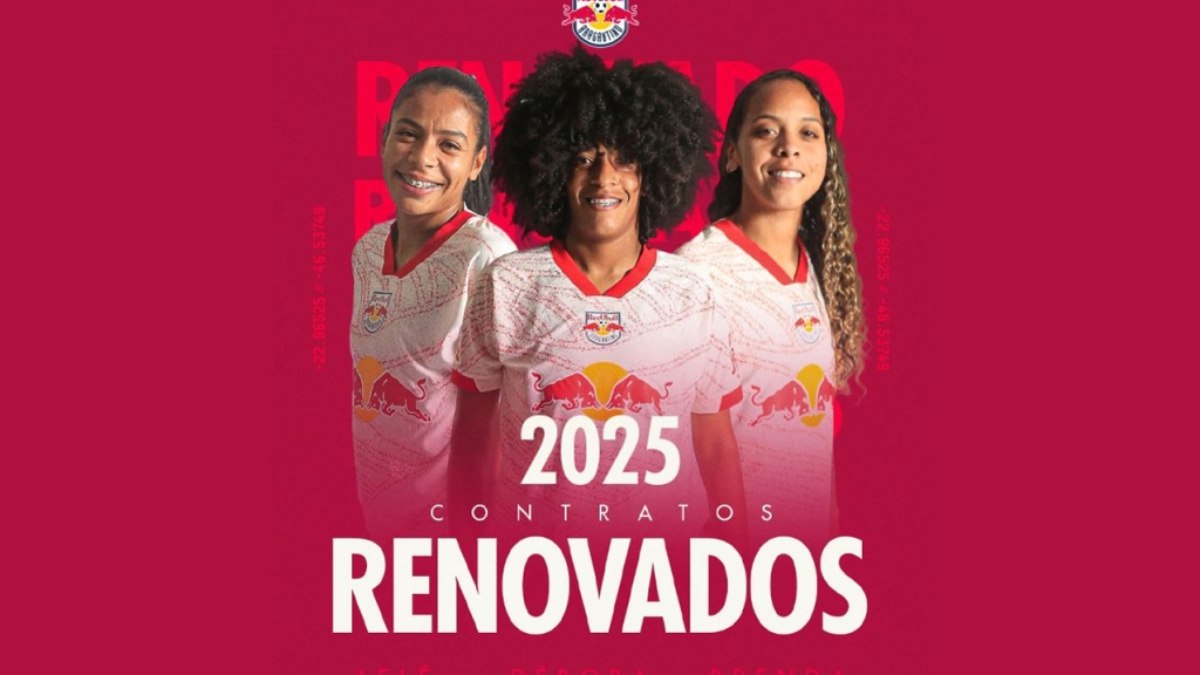 Red Bull Bragantino renova com mais três atletas do time feminino Red Bull Bragantino renova com mais três atletas do time feminino