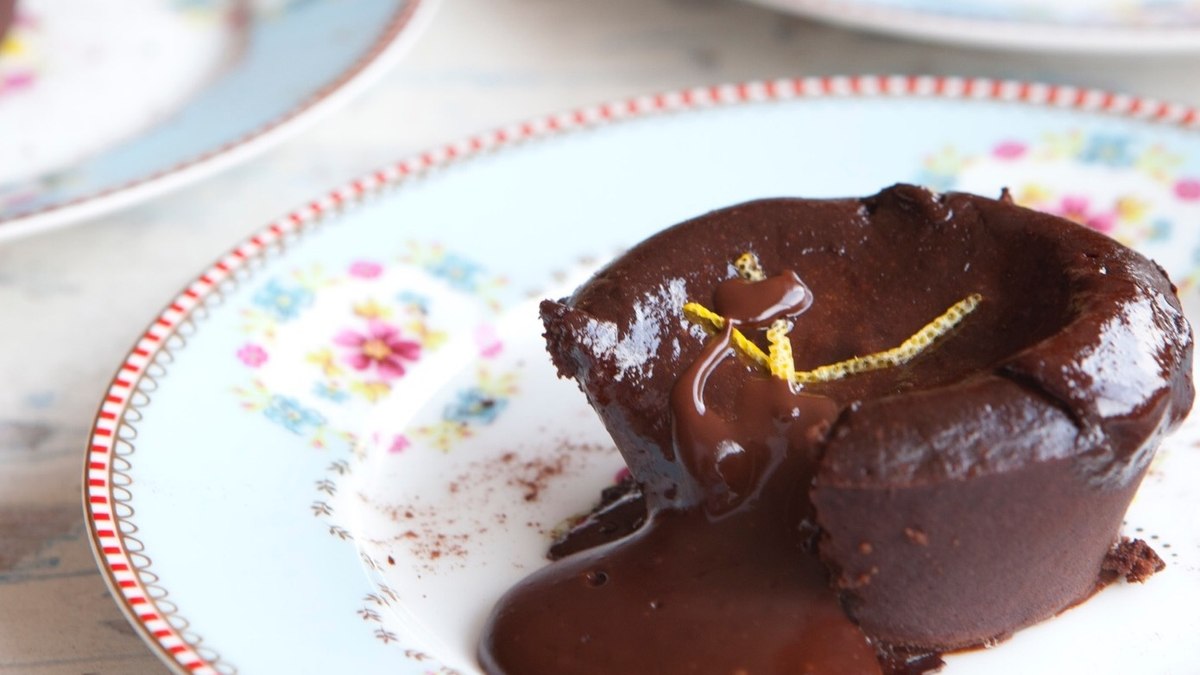 Receita de petit gateau saudável com farinha de aveia Receita de petit gateau saudável com farinha de aveia