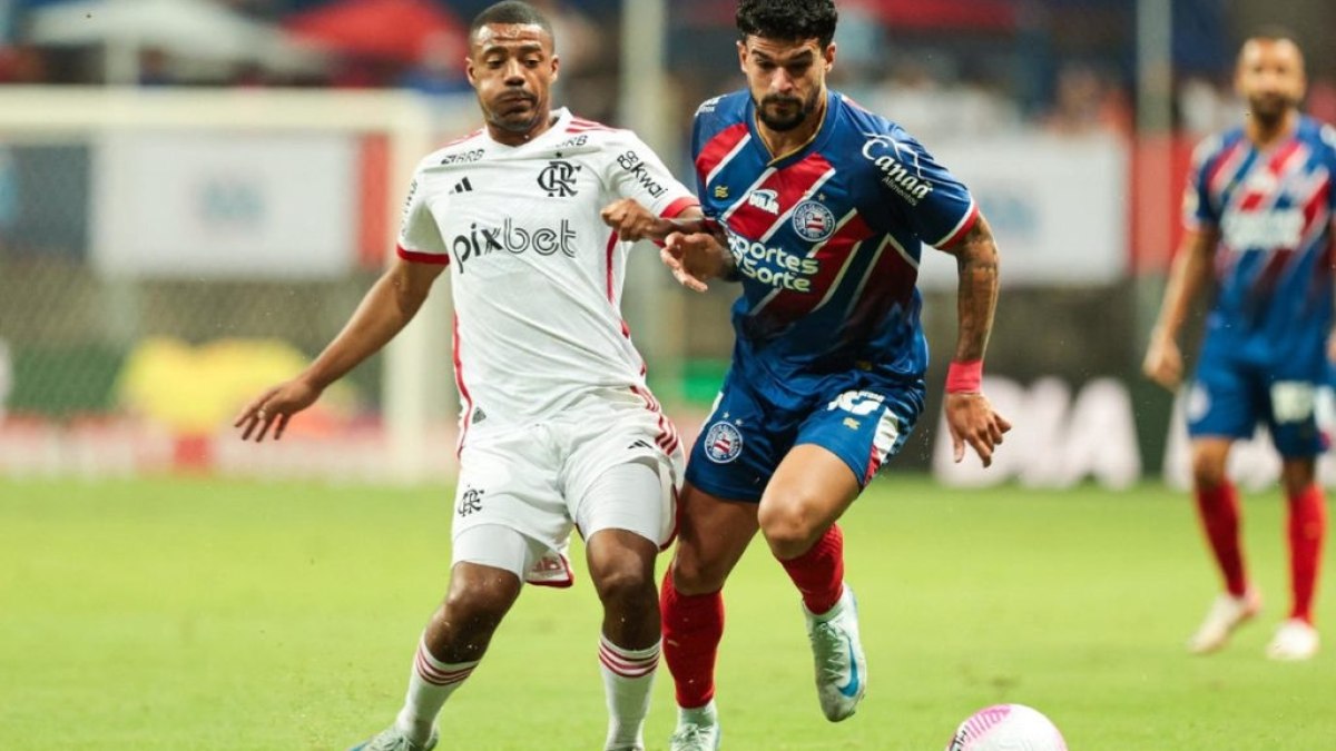 Bahia faz partida ruim e é derrotado pelo Flamengo na Arena Fonte Nova Bahia faz partida ruim e é derrotado pelo Flamengo na Arena Fonte Nova