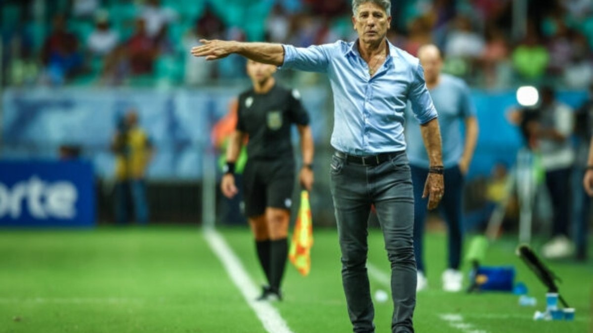 Renato enaltece ‘coragem’ do Grêmio para buscar empate no fim Renato enaltece ‘coragem’ do Grêmio para buscar empate no fim