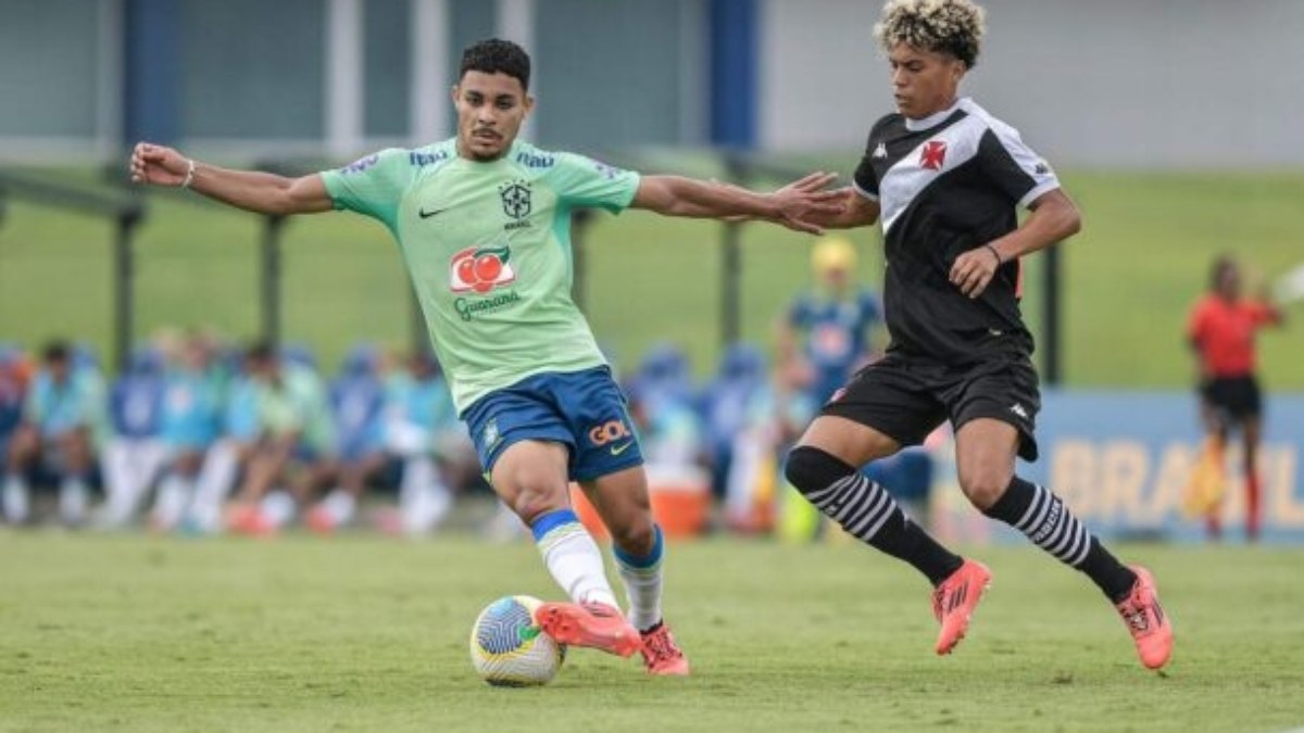Em jogo treino no sub-20, Seleção massacra o Vasco: 9 a 0 Em jogo treino no sub-20, Seleção massacra o Vasco: 9 a 0