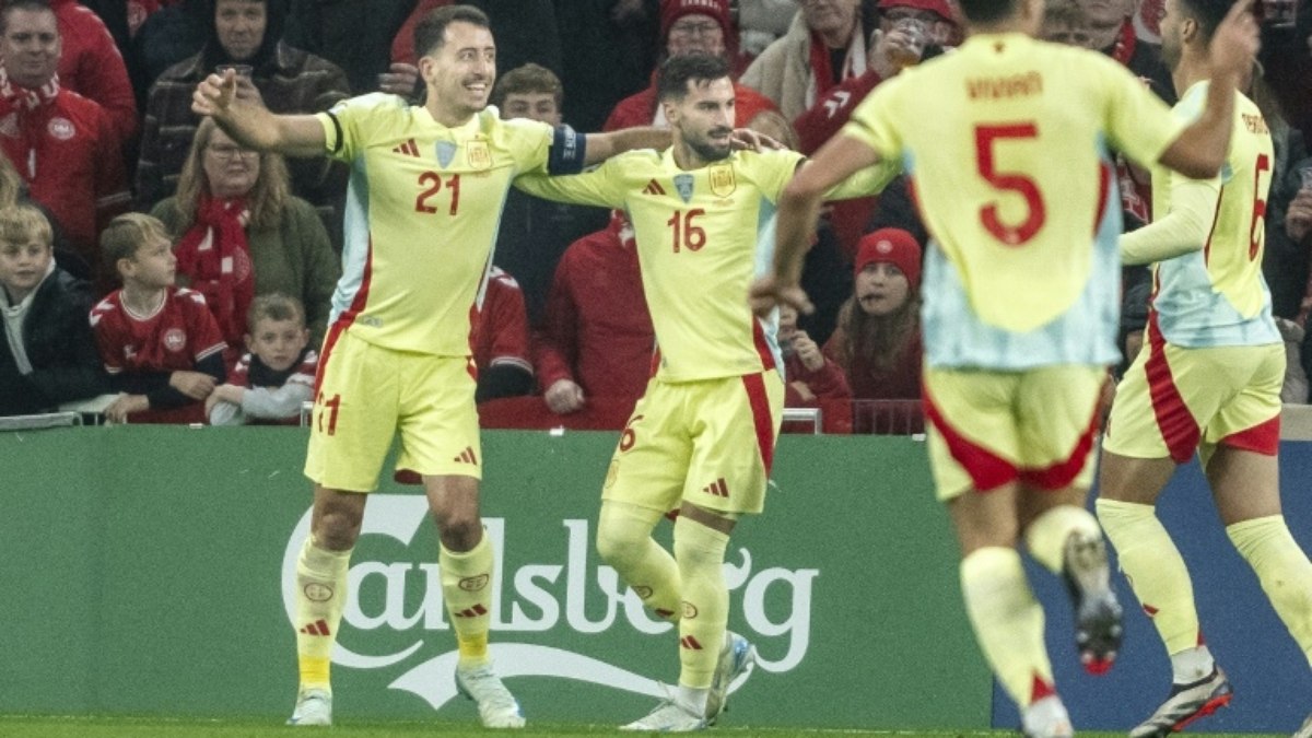 Espanha vence Dinamarca e termina em 1º do grupo na Liga das Nações Espanha vence Dinamarca e termina em 1º do grupo na Liga das Nações