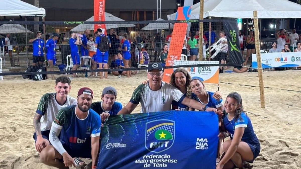 Seleção do Mato Grosso faz história na Copa das Federações de Beach Tennis Seleção do Mato Grosso faz história na Copa das Federações de Beach Tennis