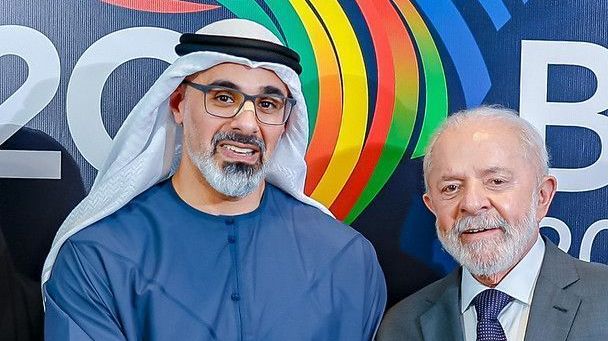 Investimento no Brasil é foco de conversa entre Lula e príncipe de Abu Dhabi Investimento no Brasil é foco de conversa entre Lula e príncipe de Abu Dhabi