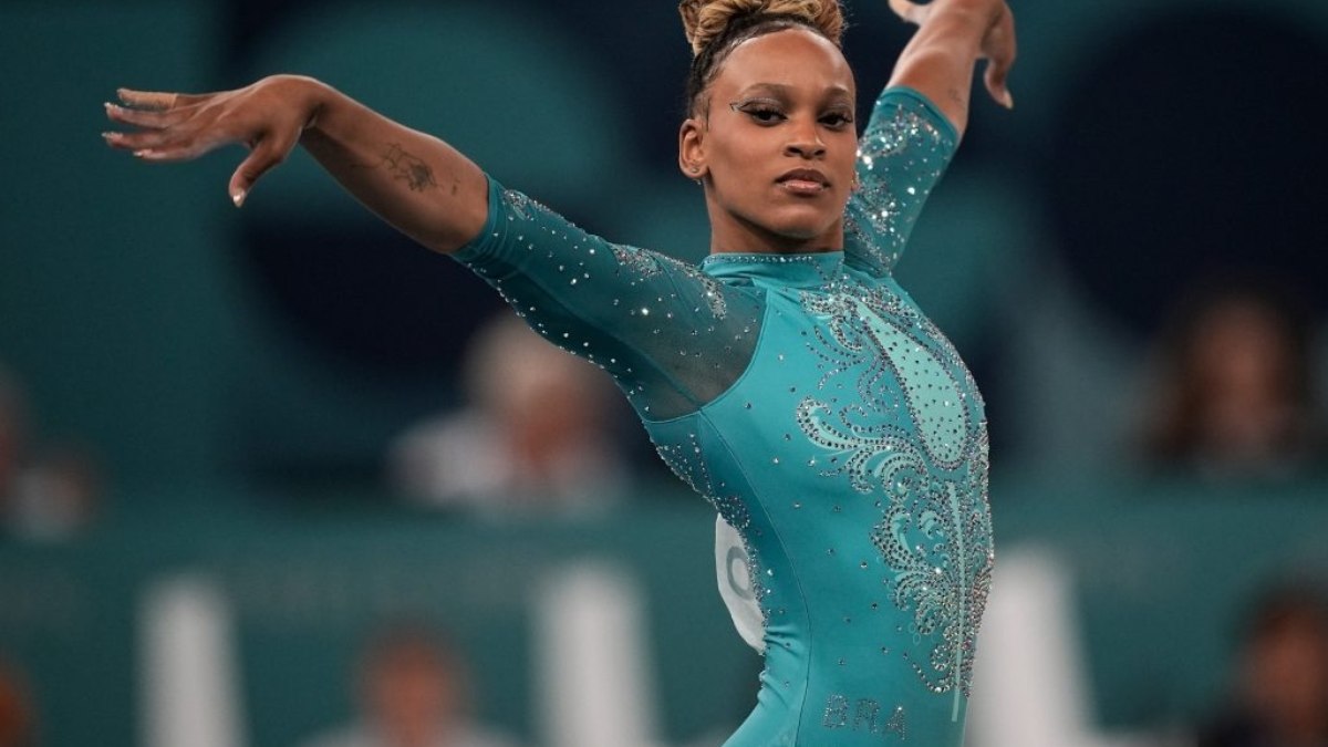 Rebeca Andrade se torna embaixadora dos Jogos da Juventude de 2024 Rebeca Andrade se torna embaixadora dos Jogos da Juventude de 2024