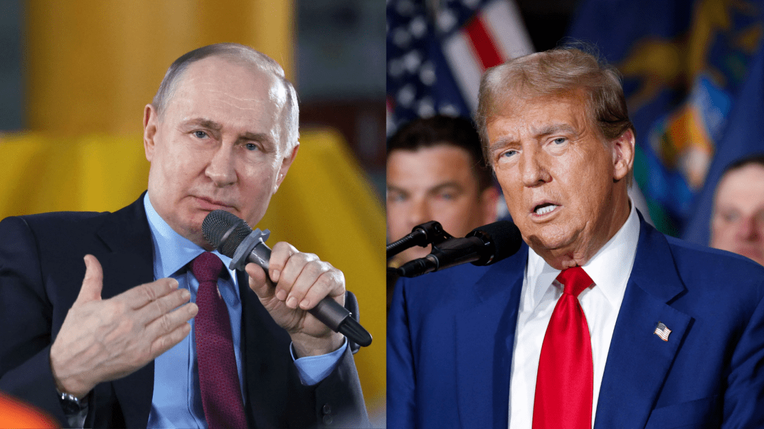 Putin parabeniza Trump pela vitória na eleição dos EUA e diz que está disposto a conversar Putin parabeniza Trump pela vitória na eleição dos EUA e diz que está disposto a conversar