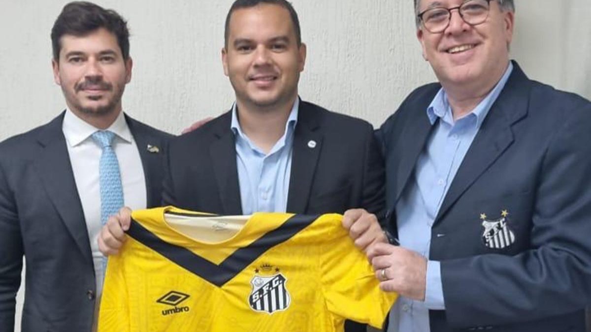 Em Brasília, presidente do Santos tem reunião sobre o CT Rei Pelé Em Brasília, presidente do Santos tem reunião sobre o CT Rei Pelé