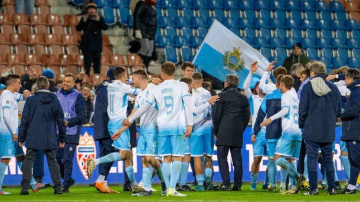 Pior seleção do mundo, San Marino vence e garante acesso na Liga das Nações Pior seleção do mundo, San Marino vence e garante acesso na Liga das Nações