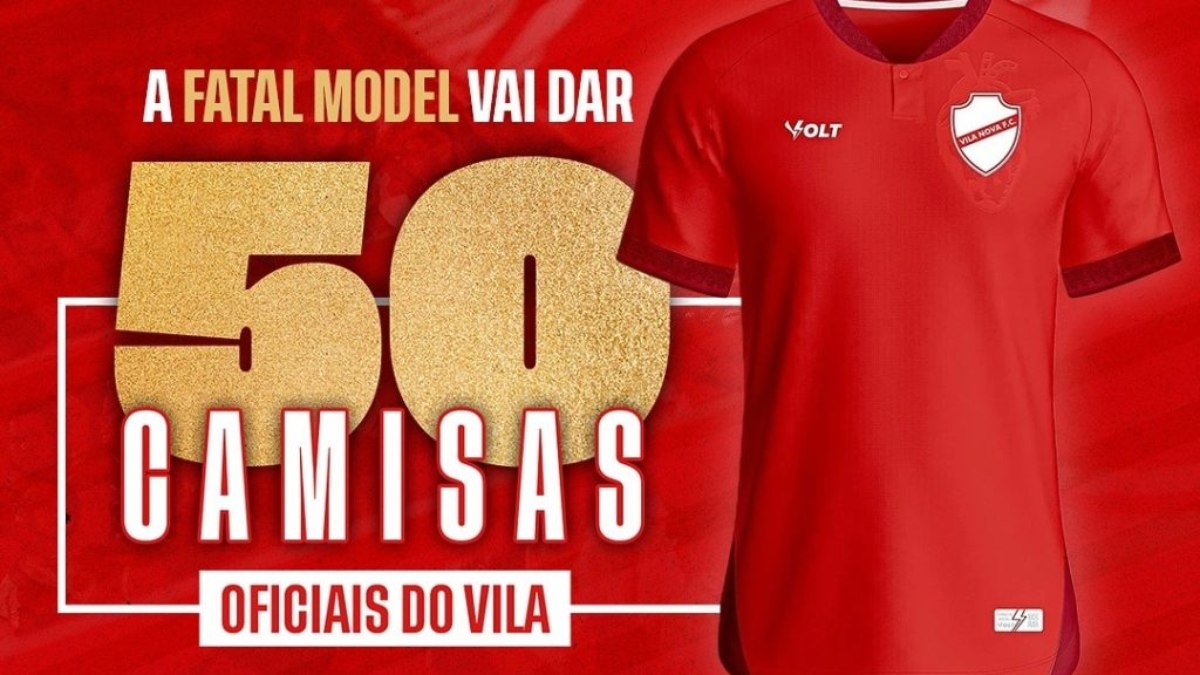 Fatal Model distribuirá camisas para torcedores do Vila Nova em ação promocional Fatal Model distribuirá camisas para torcedores do Vila Nova em ação promocional