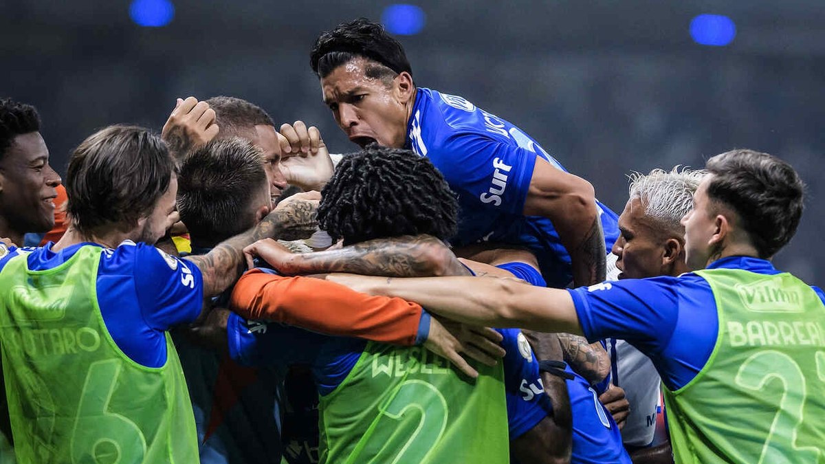 Cássio vibra com vitória do Cruzeiro antes de final da Sula Cássio vibra com vitória do Cruzeiro antes de final da Sula