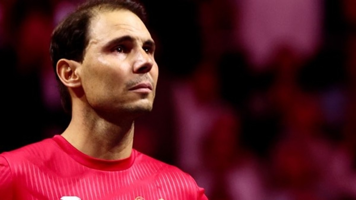 Nadal se emociona em despedida das quadras Nadal se emociona em despedida das quadras