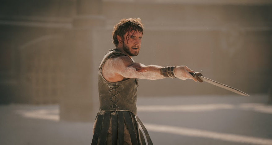 “Gladiador 2“ conta própria história enquanto busca resgatar memória do 1º filme